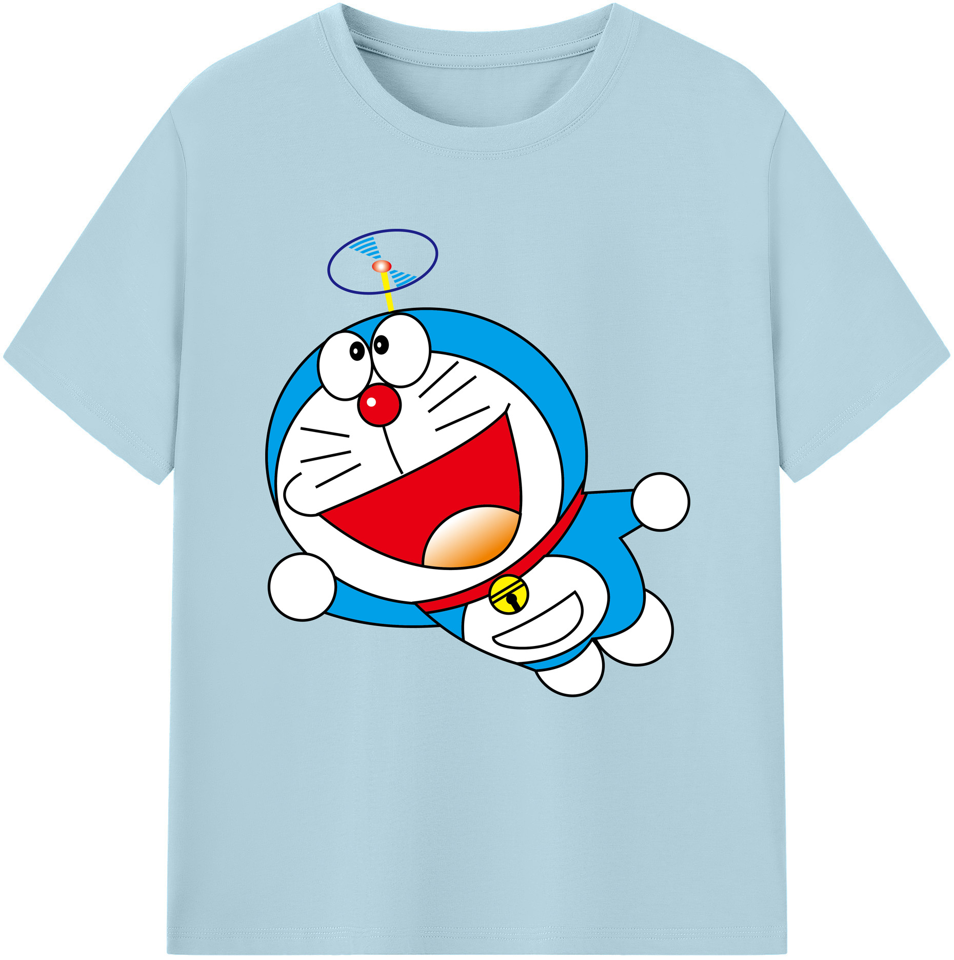（画像用） ドラえもん Doraemon 綿100％半袖Tシャツ（フロントプリント）